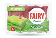 Fairy Colours monikäyttöinen hankaussieni 4 kpl