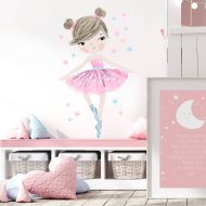 Pastelowe Ballerina sisustustarra 90 cm vaaleanpunainen
