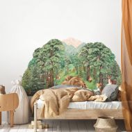 Pastelowe Metsä sisustustarra 144x80 cm