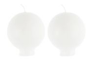 Polar kynttilät pallokynttilä jalallinen 2 kpl valkoinen 611460