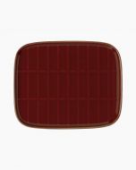 Marimekko lautanen Oiva/Tiiliskivi 15x12 cm punainen