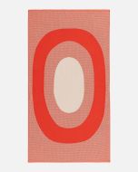Marimekko Melooni rantapyyhe 100x180 cm oranssi/l.valkoinen