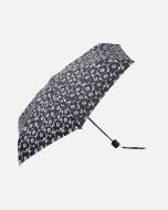 Marimekko Unikko sateenvarjo Mini Manual musta/tummanharmaa