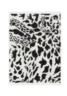 Iittala Oiva Toikka Collection käsipyyhe Gepardi 50x70 cm musta/valkoinen