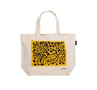 Iittala Oiva Toikka Collection kassi Gepardi 50x38 cm keltainen