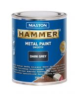 Maston metallimaali Hammer sileä 750 ml t.harmaa