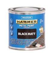 Maston maali Hammer sileä matta musta 250 ml