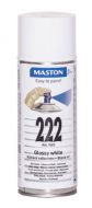 Maston Spraymaali 100 - Kiiltävä valkoinen 222 400ml RAL9003