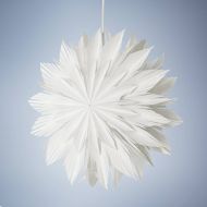 Decora paperikrysanteemi LED 45 cm valkoinen