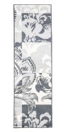 Vallila Florale matto 68x220 cm tummanharmaa