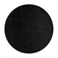 VM-Carpet Satine 800 musta, Ø 160 cm, kantti 5460