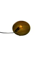 Aneta Lighting pöytävalaisin Globus 18 cm ruskea