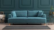 Chic Home 3-istuttava sohva Elise 230 cm, turkoosi