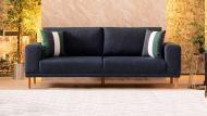 Chic Home 3-istuttava sohva Fransiina 220 cm, tummansininen