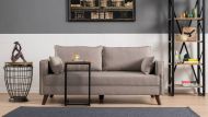 Chic Home 2-istuttava sohva Bea 177 cm, ruskea
