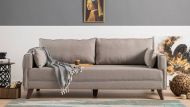 Chic Home 3-istuttava sohva Bea 208 cm, ruskea