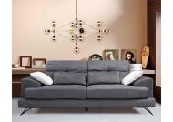 Chic Home 2-istuttava sohva Friida 185 cm, antrasiitti