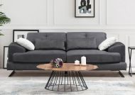 Chic Home 3-istuttava sohva Friida 225 cm, antrasiitti