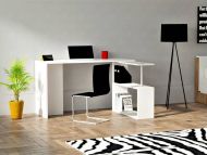 Chic Home työpöytä Eemeli 130x50x74 cm, valkoinen