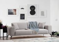 Chic Home 2-istuttava sohva Ilpo 194 cm, harmaa