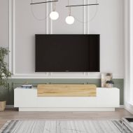 Chic Home TV-taso Felix 160 cm, valkoinen/ruskea