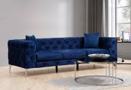 Chic Home 3-istuttava sohva Aino 237 cm, sininen