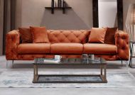 Chic Home 3-istuttava sohva Aino 237 cm, oranssi