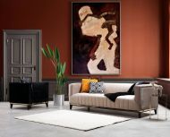 Chic Home 3-istuttava sohva Birgitta 222 cm, beige