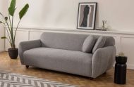 Chic Home Edna 3-istuttava sohva 222 cm, harmaa