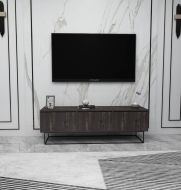 Chic Home TV-taso Kai 140 cm, tummanruskea/musta