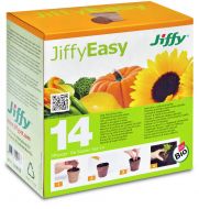 Jiffy turveruukut+turveseospelletit 14 kpl R6 Starter Set-14